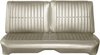 AA68CW00028202 68 CORONET HARDTOP SPLIT BENCH PEARL WHITE - image 1
