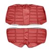 AA69CBD0040528 69 BARRACUDA DLX HARDTOP REAR BENCH - RED - image 1
