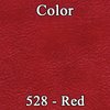 Standard Bucket Seat Upholstery for 1969 Plymouth Barracuda [Red, Coachman Grain] - image 3