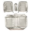 AA69CBS0030200 69 BARRACUDA SPLIT BENCH W/CAR WHITE - image 1