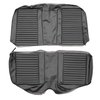 AA69CBS0048100 69 BARRACUDA HARDTOP REAR BENCH - BLACK - image 1