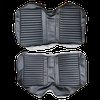 AA69CBS0070100 69 BARRACUDA FASTBACK REAR BENCH - BLACK - image 1