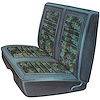 AA69CRM0020365 69 SATELLITE MOD SPLIT BENCH - BLUE & GREEN MOD/DK BLUE - image 1