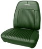 AA69CW00010434 69 CORONET FRONT BUCKETS - DARK METALLIC GREEN - image 1