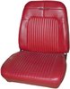 AA69CW00010528 69 CORONET FRONT BUCKETS - RED - image 1