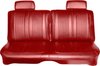 AA69CW00028528 69 CORONET HARDTOP SPLIT BENCH RED - image 1