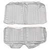 AA69CW00080200 69 CORONET HARDTOP REAR BENCH WHITE - image 1