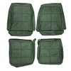 AA69CXL0010434 69 CHARGER LEATHER BUCKETS - DARK METALLIC GREEN - image 1