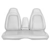 AA70CB00030200 70 BARRACUDA SPLIT BENCH W/CAR WHITE - image 1