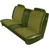 AA71CLVC020833 71 DEMON/DUSTER SPLIT BENCH - BLK/GRN PLAID CLOTH/GREEN - image 1