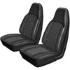 AA71CRXC010811 71 CHARGER/SUPERBEE/SAT/GTX/ RUNNER BUCKETS- B&W CLOTH/BLK - image 1