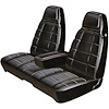AA71CXC0030811 71 CHARGER/BEE SPLIT BENCH - BLK/WHITE S&P CLOTH/BLACK - image 1