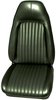 AA72CBJ0010444 72 BARRACUDA/CHALLENGER BUCKET DARK GREEN - image 1