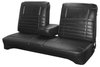 AA72CLV0030100 72 DART/DEMON/VALIANT/DUSTER SPLIT BENCH - BLACK - image 1