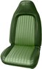 AA73CBJ0010447 73 BARRACUDA/CHALLENGER BUCKET LIGHT GREEN/DARK GREEN - image 1