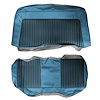 AA73CBJ0040355 73 BARRACUDA/CHALLENGER HTP REAR BENCH - DARK BLUE/BR BLUE - image 1