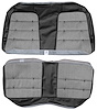 AA73CXC0040811 73 CHARGER CLOTH COLOGNE REAR BENCH - B/W S&P/BLACK - image 1