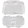 AA74CBJ0040200 74 BARRACUDA/CHALLENGER REAR BENCH - WHITE - image 1