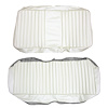AA74CLVD045200 74/76 DART SPORT/DUSTER FOLD-DOWN REAR BENCH - WHITE - image 1