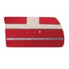 DO63CF00010513 63 SPORT FURY DOOR PANELS- RED W/ DARK WHTE ACCENT - image 1