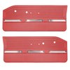 DO64CBV0010510 64 BARRACUDA DOOR PANELS - RED - image 1