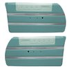 DO64CF00010417-PA 64 SPORT FURY PRE-ASSEMBLED DOOR PANELS - TURQ/LT TURQ - image 1