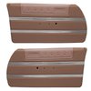 DO64CF00010609-PA 64 SPORT FURY PRE-ASSEMBLED DOOR PANELS - DK COPPER/ROSEWD - image 1