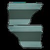 DO64CF00080422 64 FURY HARDTOP PANELS - DARK MET. TURQUOISE/MET. TURQUOISE - image 1