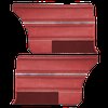DO64CL00040510 64 DART GT HARDTOP REAR PANELS CRIMSON RED W/RED - image 1