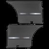 DO65CB00070100 65 BARRACUDA REAR PANELS - BLACK - image 1