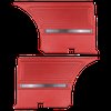 DO65CB00070510 65 BARRACUDA REAR PANELS - RED - image 1