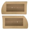 DO65CR00010625-PA 65 SATELLITE FRT PRE-ASSEMBLED DOOR PANELS - DARK GOLD/GOLD - image 1