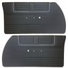 DO65CR20012100-PA 65 BELVEDERE II PRE-ASSEMBLED FRONT DOOR PANELS - BLACK - image 1