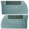 DO65CR20012415-PA 65 BELVEDERE II PRE-ASSEMBLED FRT DOOR PANELS - DK TURQ/TURQ - image 1