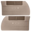 DO65CR20012692-PA 65 BELVEDERE II PRE-ASSEMBLED FRT DOOR PANELS - DK BRWN/FAWN - image 1