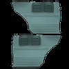 DO65CR20048415 65 BELVEDERE BENCH HTP REAR PANELS - DARK MET. TURQUOISE - image 1
