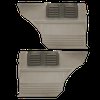 DO65CR20048692 65 BELVEDERE BENCH HTP REAR PANELS DARK BROWN/MET FAWN - image 1
