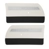 DO65CW00010201-PA 65 CORONET 500 PRE-ASSEMBLED DOOR PANELS- PRL WHT W/ SILVER - image 1