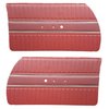 DO65CW00020537-PA 65 CORONET 440 PRE-ASSEMBLED DOOR PANELS - MT MAROON/MD RED - image 1
