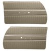 DO65CW00020610-PA 65 CORONET 440 PRE-ASSEMBLED DOOR PANELS - METALLIC FAWN - image 1