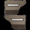 DO65CW00040690 65 CORONET 500 HARDTOP REAR- MET FAWN/DK BRWN/SILVER INSERT - image 1