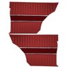 DO65CW00080537 65 CORONET 440 HARDTOP REAR PANELS - MET MAROON/MED RED - image 1