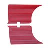 DO66CB00070505 66 BARRACUDA REAR PANELS - RED - image 1