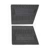DO67CB00F48100 67 BARRACUDA FASTBACK REAR PANELS - BLACK - image 1