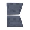 DO67CB00F48320 67 BARRACUDA FASTBACK REAR PANELS - METALLIC NAVY - image 1