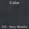 Convertible Rear Panels for 1967 Plymouth GTX, Satellite [Navy, Cologne Grain] - image 3