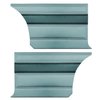DO67CR20080415 67 BELVEDERE II BENCH HARDTOP REAR PANELS - DK TURQ/LT TURQ - image 1