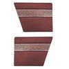DO68CBD0F40526 68 BARRACUDA DELUXE FASTBACK REAR PANELS - METALLIC MAROON - image 1
