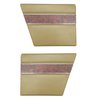 DO68CBD0F40636 68 BARRACUDA DELUXE FASTBACK REAR PANELS - EMBER GOLD - image 1
