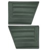 DO68CBS0F48430 68 BARRACUDA STANDARD FASTBACK REAR PANELS - DARK MET. GREEN - image 1